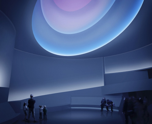 James Turrell, Aten Reign @ Guggenheim rotunda NYC