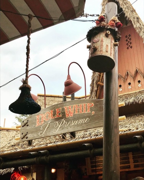 Rosita has a thing for Dole Whips and extravagant dumplings #tropicalhideaway #rosita #disneyland #