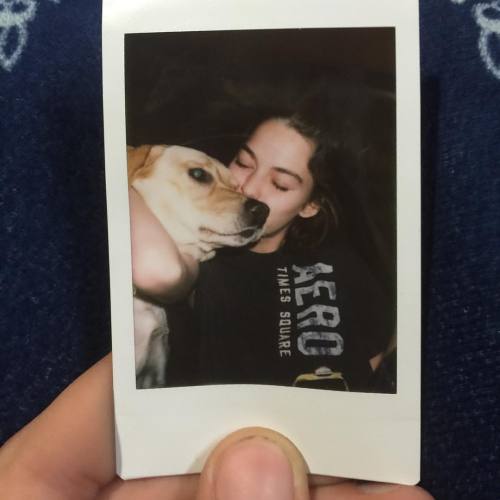 polarized pics & pups = a lovely photograph🙂💟 #polaroid #lifestyle #photo #puppylove #furfriends #besties