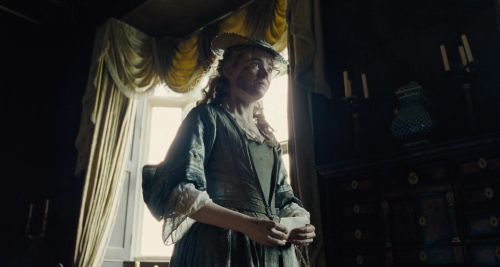 Costume designed by Sandy Powell for Emma Stone in The Favourite (2018)From the Irish Costume Archiv