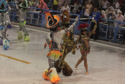 Topless at a Brazilian carnival, by Carlos