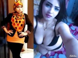 Arab-Hot-Girlz:  Arab-Hot-Girlz:   Arab Girls With And Without Clothes #2 Follow