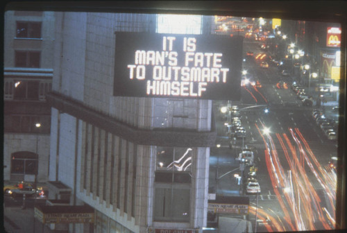 publicartfund:In honor of Jenny Holzer’s birthday, we’ll be highlighting her work with us over the y