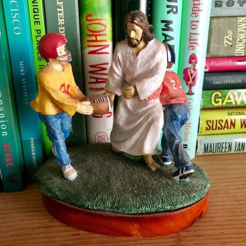 bonniegrrl:You have to be pretty ballsy to tackle Jesus during a friendly game of football. https://www.instagram.com/p/BzULholgh2v/?igshid=nv6n6ddq9c5n