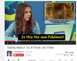 smashbroswiki:  stoned-levi:  smith-relatable:  kirschtein-relatable:    because obviously a show about giant naked dickless wrinkly fucks eating people and annihlating civilization is like pokemon  This fucking kid said he didn’t have enough of an