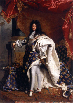masterpiecedaily:  Hyacinthe Rigaud Portrait of Louis XIV 1701 
