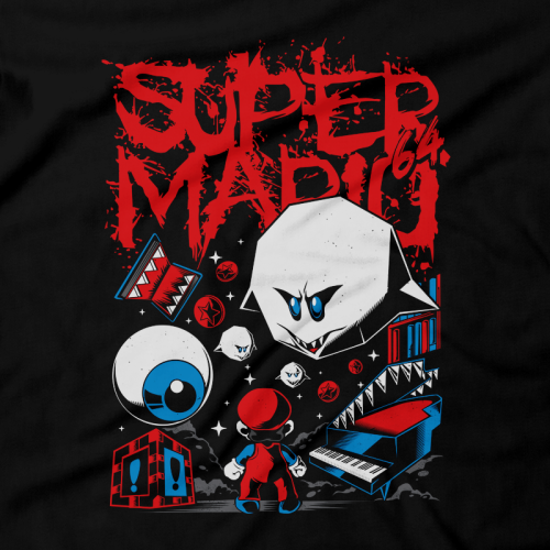 retrogamingblog2: Nintendo Metal Band T-shirts made by DraculaByte