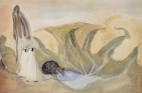 By the water, 1904, Martiros SarianMedium: watercolor,paper