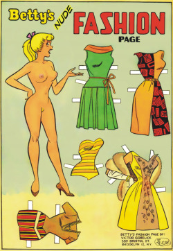   Vintage Bettys nude fashion page by alugok  