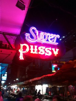 thr3estripes:  Bangkok by night.  Super Pussy;