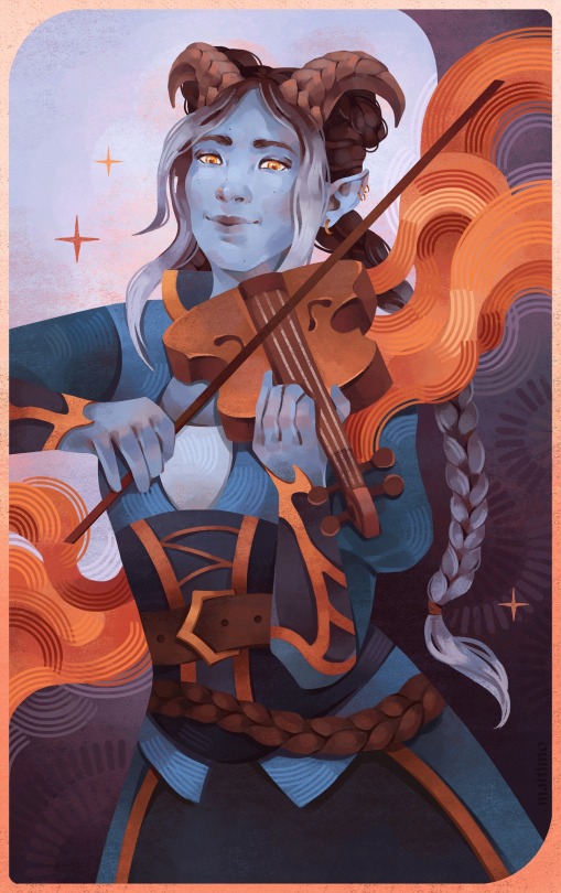 Guys I Am IN LOVE With This Commissioned Tarot That @point-maitimo Has Made Of My Tav Dani If Youre Interested