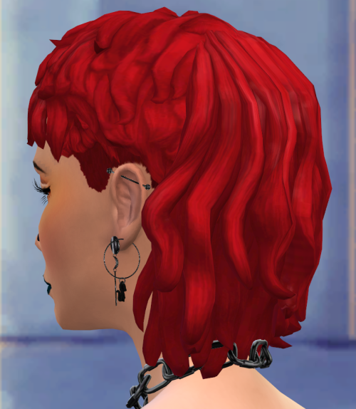 Blood In The Cut Hair~It’s a mullet, of course! It’s by me, it hassss to be~Hat compatible af~All Ea