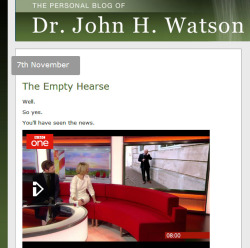 dudeufugly:  #JohnWatsonLives  John Watson’s