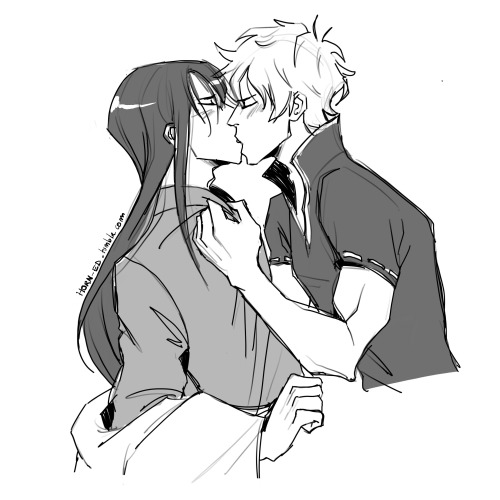 *Smooch, Smooch, and smooch*(Gintoki/Katsura)