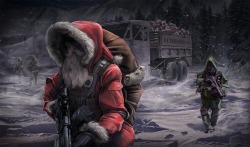 Now THIS is my idea of SANTA! Fuck coal,give