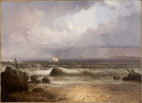 Coming Squall (Nahant Beach with a Summer Shower), Thomas Doughty, 1835