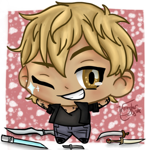 wondercels-lab:Chibiss from The Mortal Instruments uwu i only do this six now, later i will do more 