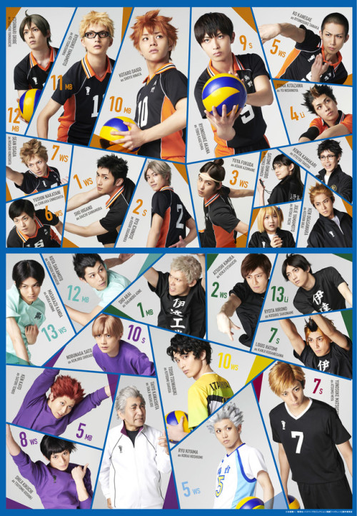 engekihaikyuu: Hyper Projection Engeki Haikyuu - FlightThe next round of cast visuals and informatio