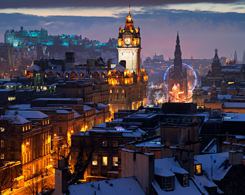 coffee-tea-and-sympathy:Icy Christmas Edinburgh  porn pictures