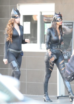 I saw cat women on Fremont the other day. I wouldn’t mind playing Batman for a day.