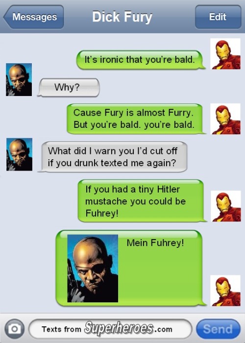 textsfromsuperheroes:The Best of The Avengers.