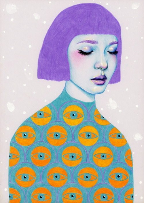 hopeisabeast:  sosuperawesome:  Natalie Foss on Society6  disapppointment 