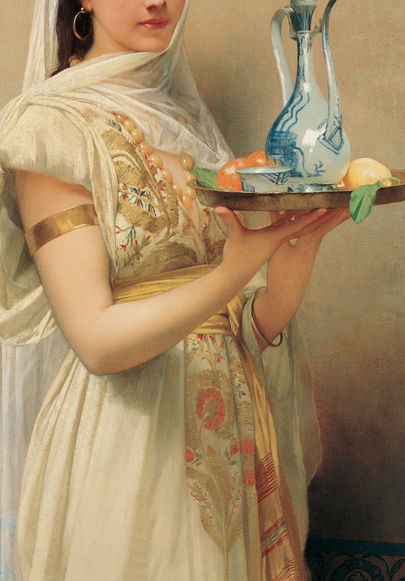 detailsofpaintings:  Jules Joseph Lefebvre, Servant (detail) 1880 