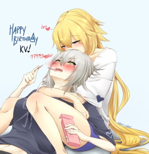 udon-udon:Happy birthday @kvlen !! You’re such a trooper and the best yuri buddy of all time &lt;33!