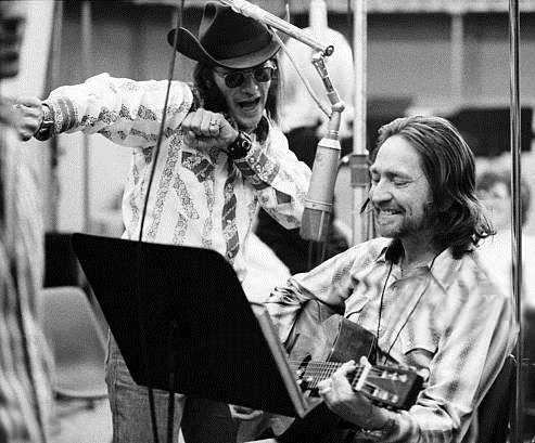 shopmidnightrider: Doug Sahm &amp; Willie Nelson