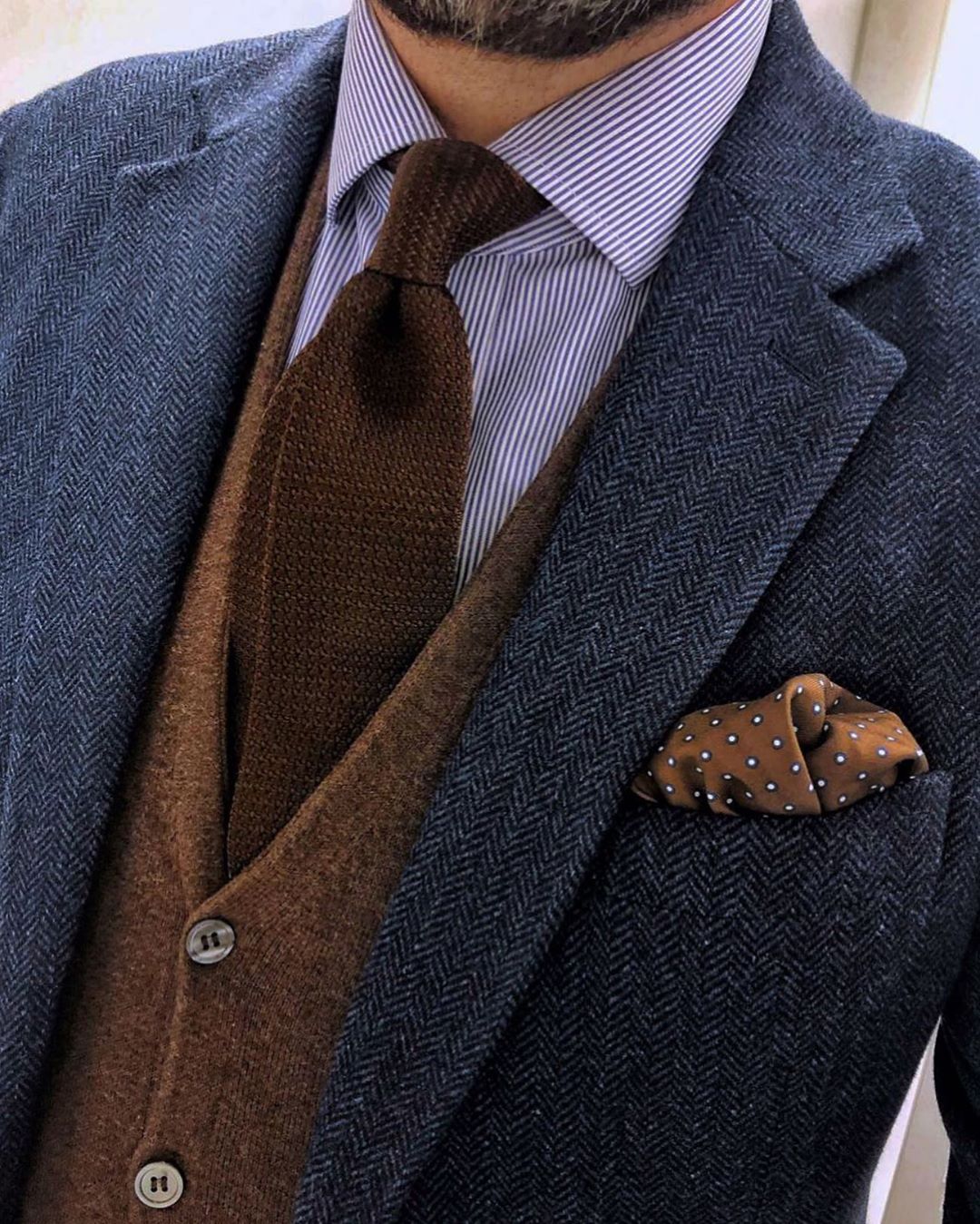 Essential-Style — Blue & brown… — One of my favourite colour...