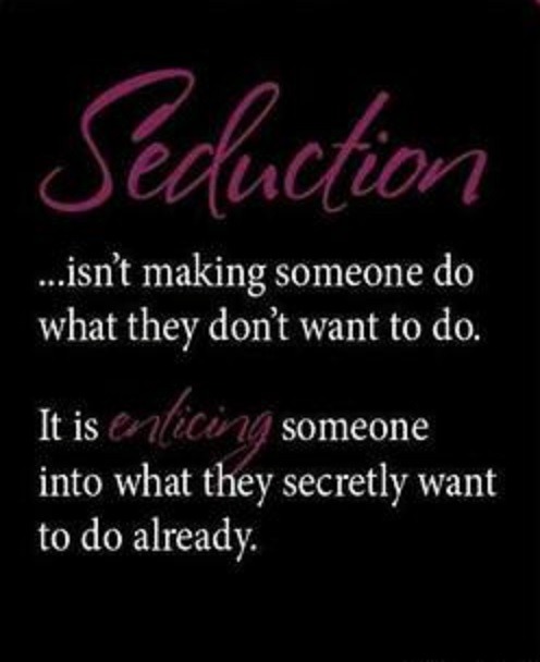 goodgirlslovegoodinnuendo:  funmidwestguy:  I’ve been seduced!  Admitting that