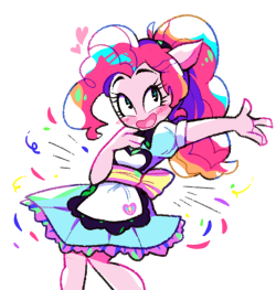 blushily:Maid Pinkie request