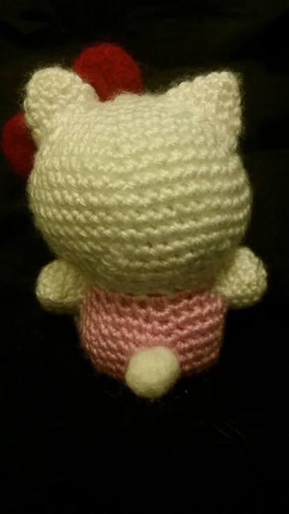 Amigurumi Chibis~Hello KittyEevee (fluffy edition!)MimikyuMade by patterns (and permission granted) 