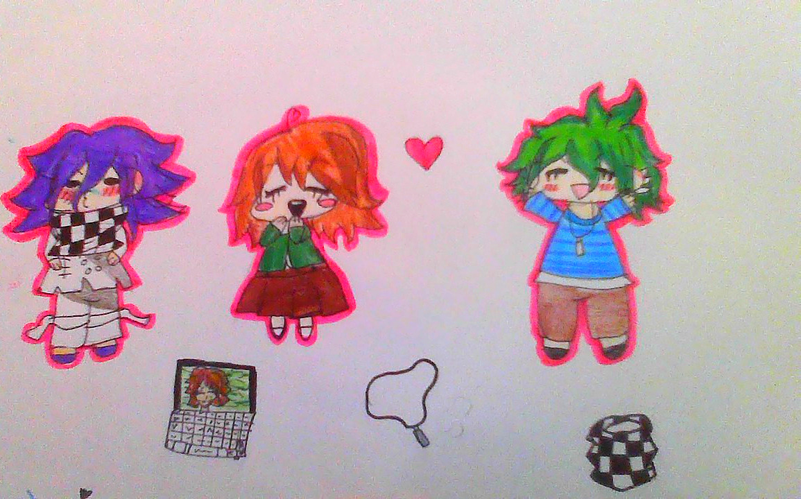 Danganronpa 1 Characters Chibi - Lieno Wallpaper