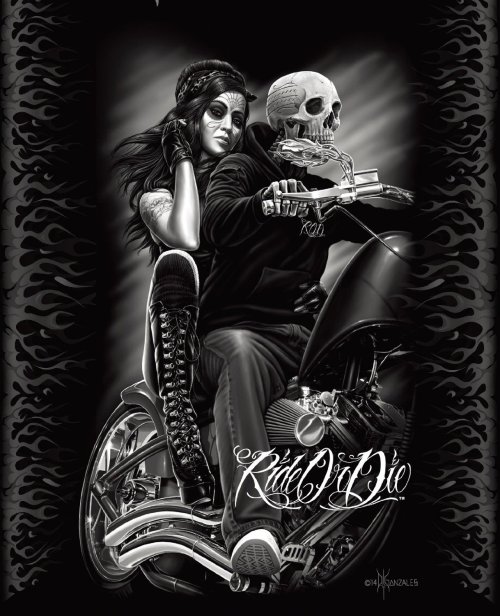 Porn obsessedwithskulls:  Ride or Die Motorcycle photos