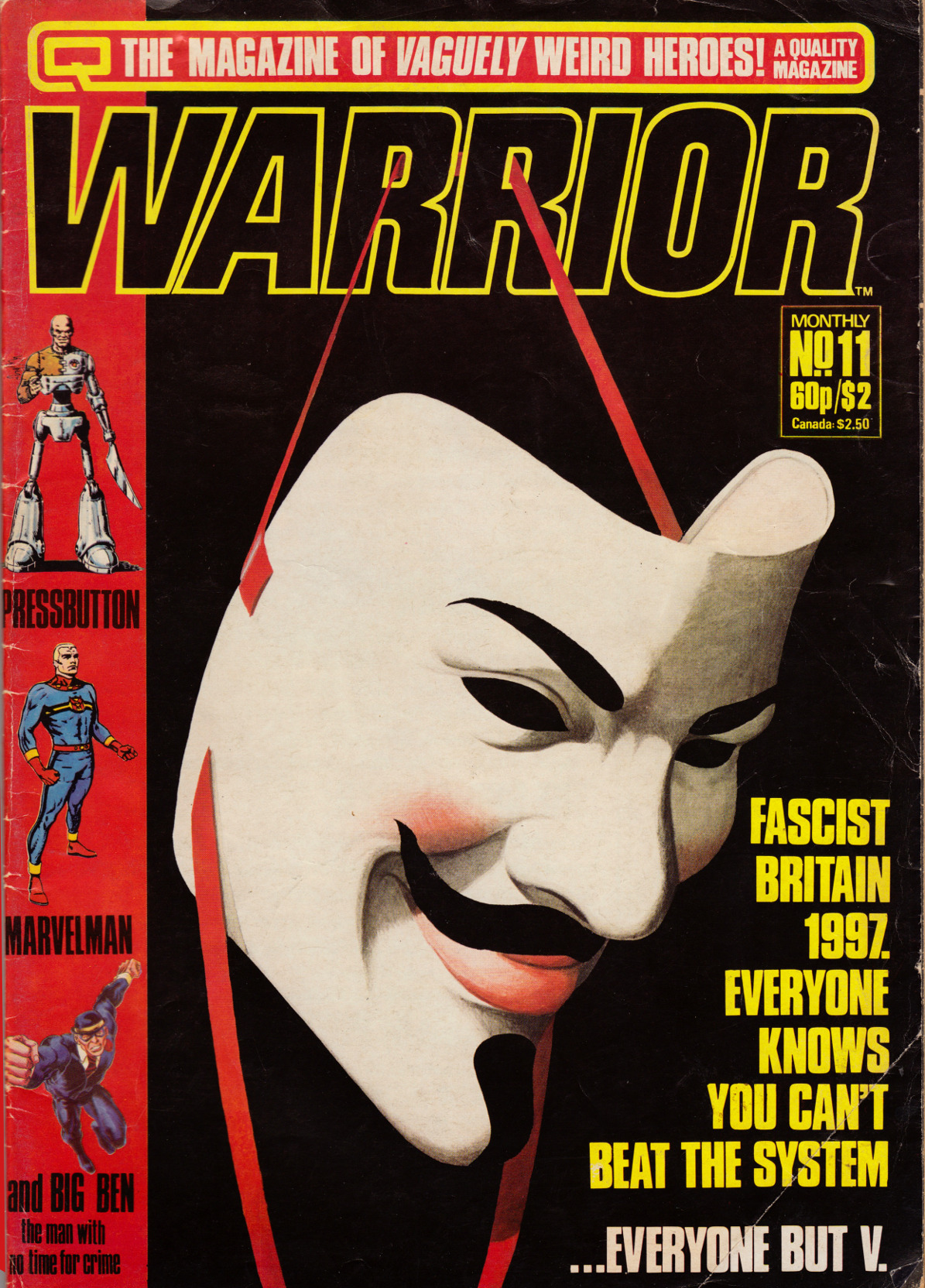 Warrior No. 11 (Quality Communications Ltd. 1983). Cover art by David Lloyd.From