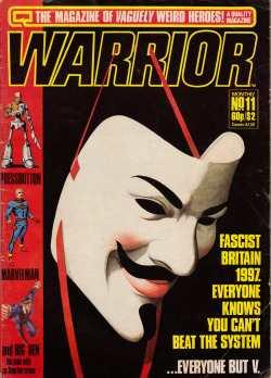 Warrior No. 11 (Quality Communications Ltd. 1983). Cover Art By David Lloyd.from