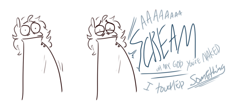 reisartjunk: red-x-bacon:  Treasure is nude under her robe oof@reisartjunk   support