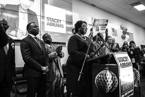 mixtapemag: STACEY ABRAMS FOR GEORGIA. Photos by Christopher Hall.  Christopher Hall tweets over her