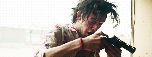 fionagallaghers:he’s got his gun, he’s got his suit onshe says, “babe, you look so cool.”