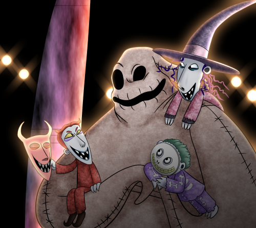 Mr. Oogie Boogie & Lock Shock and Barrel Nightmare Before 