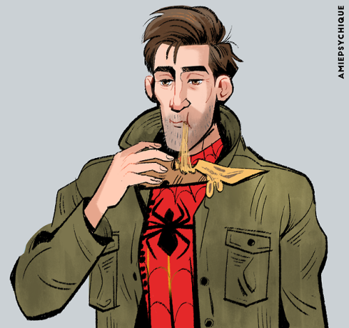 amiepsychique:Peter B Parker disrespecting the New York Fold.I just spent a few minutes going throug