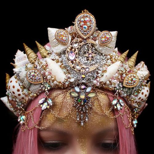 wordsnquotes:culturenlifestyle: New Dazzling Mermaid Crowns Inspired by Ariel by Chelsea Shiels Twen