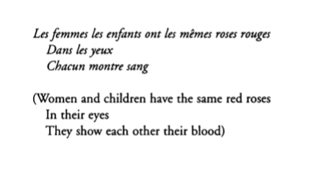 Paul Éluard, ‘La Victoire de Guernica’, as quoted in Alexander Theroux’s The Primary Colours: Three 