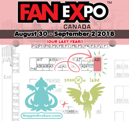 We&rsquo;ll be at FanExpo this weekend at our usual spot at the top end of Artist&rsquo;s Alley! The