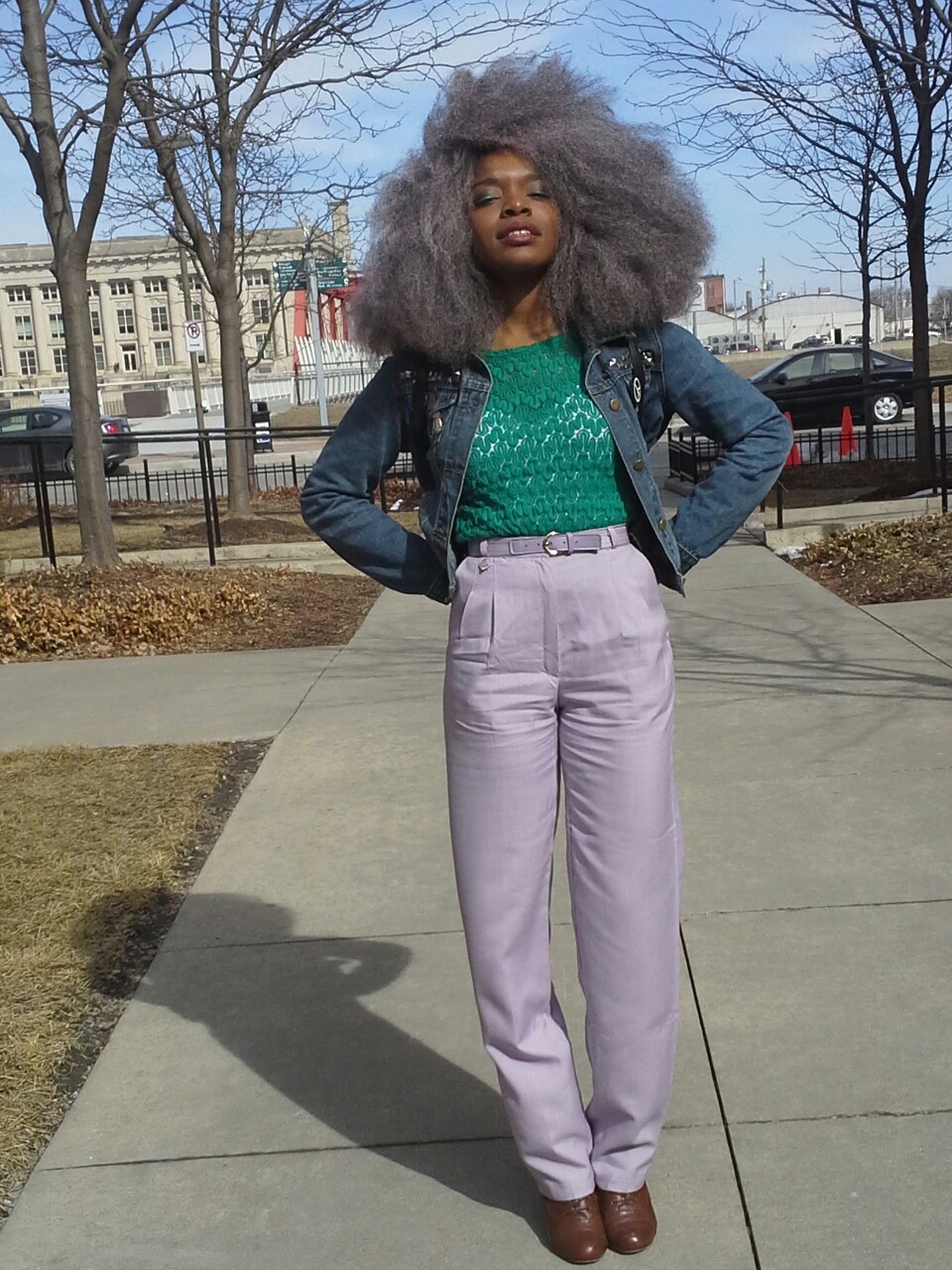 7corners:  Wind blowin, the sun was shinin an I felt fabulous. 