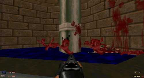 rico-cake:  look at those entrails dance!!! thats how hardcore brutal doom is,they entrails are liek FUCK IT!!!IM GOING TO DANCE I DONT GIVE A FUCK!! play fucking brutal doom!!!