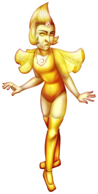 prpldragonart:  Redbubble | Patreon | Speedsketch | Speedpaint yellow diamond’s pearl 