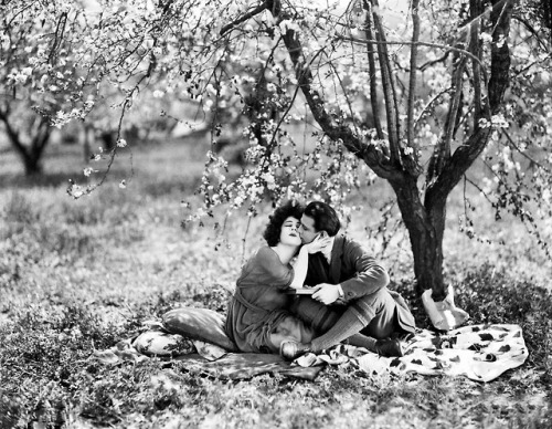 Alla Nazimova and Rudolph Valentino in Camille (1921)