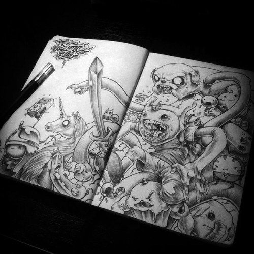 the-wool-to-hide-the-wolves:Adventure Time Remix by Clog Two